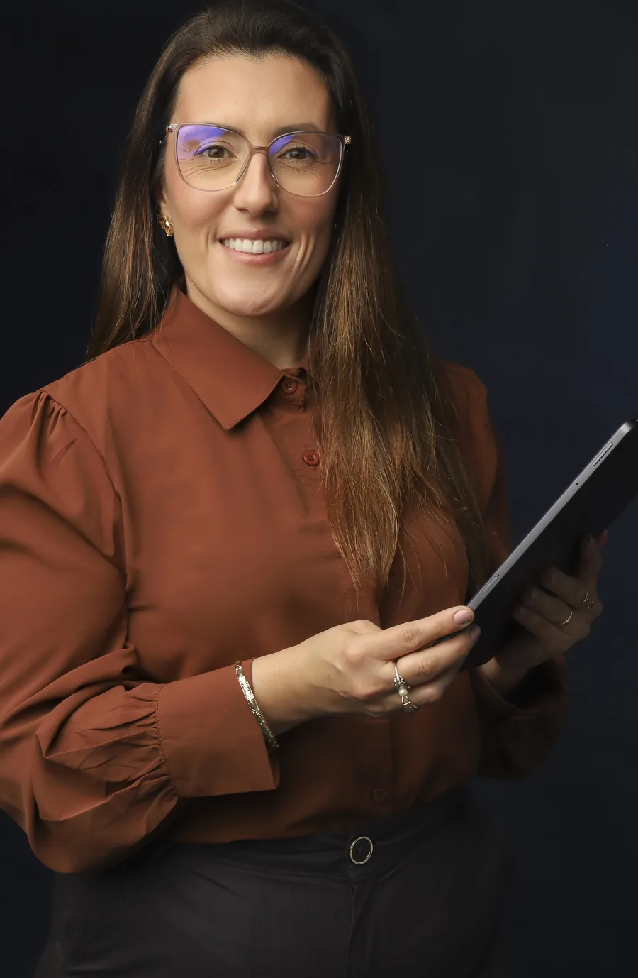 Lara Gabriela da Rosa Manica, contadora responsável pela LRM Contabilidade